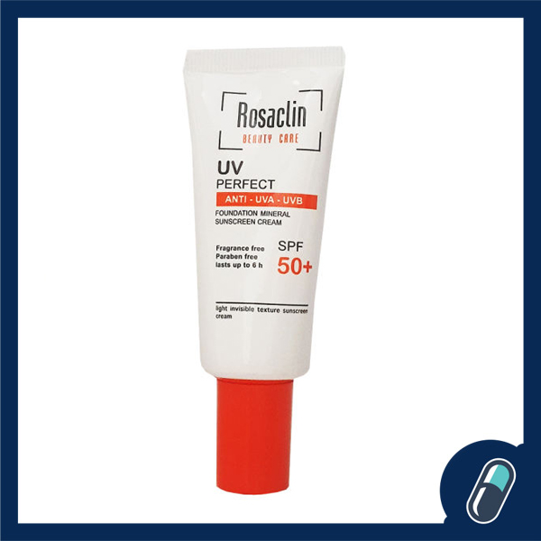 کرم ضد آفتاب برای پوست مختلط و چرب SPF 50+ بی رنگ رزاکلین