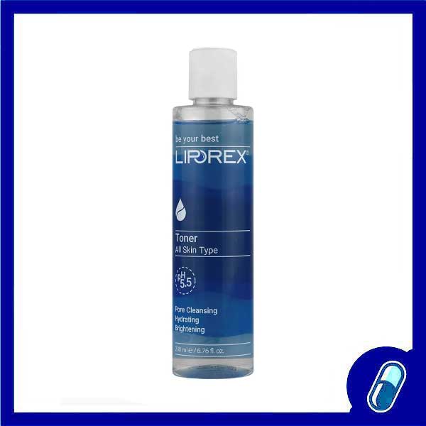 تونر پاک کننده صورت انواع پوست لیپورکس