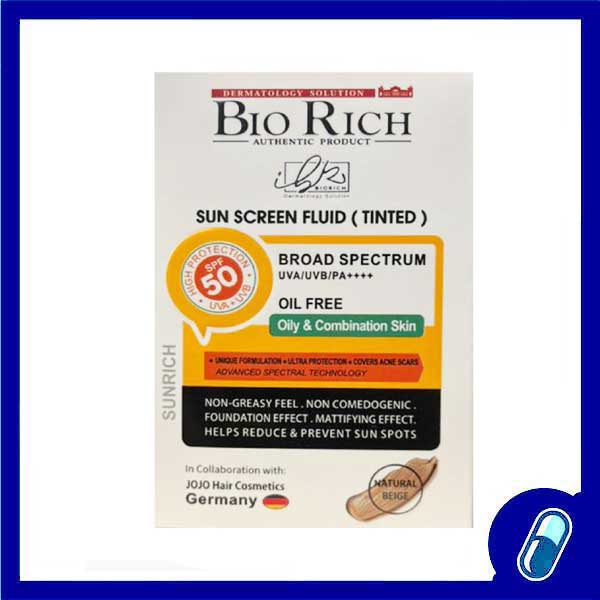 فلوئید ضد آفتاب بایوریچ پوست چرب بژ طبیعی