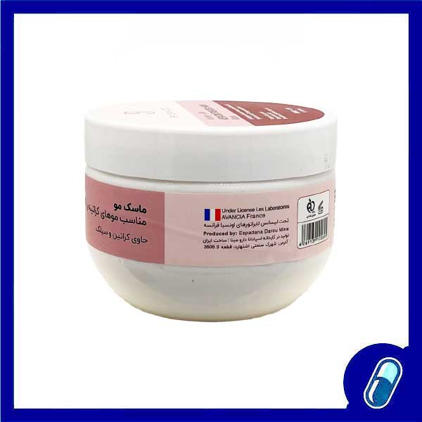 ماسک مو کراتینه و رنگ شده با آبکشی بیزانس