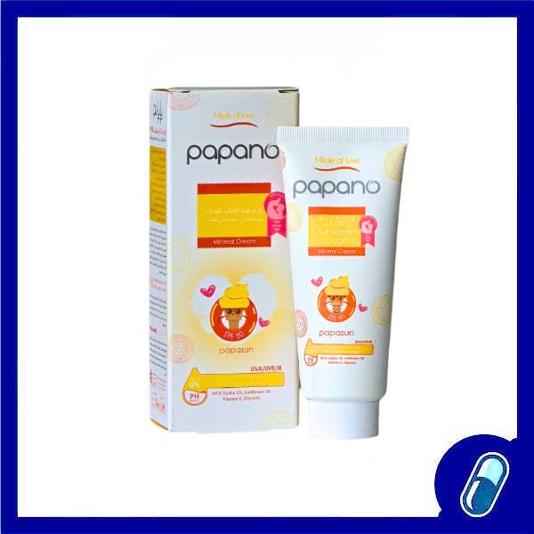 کرم ضد آفتاب کودک پاپانو